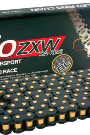 Korting RK - BL530ZXW - Chains - BLACK-GOLD, ULTRA REINFORCED